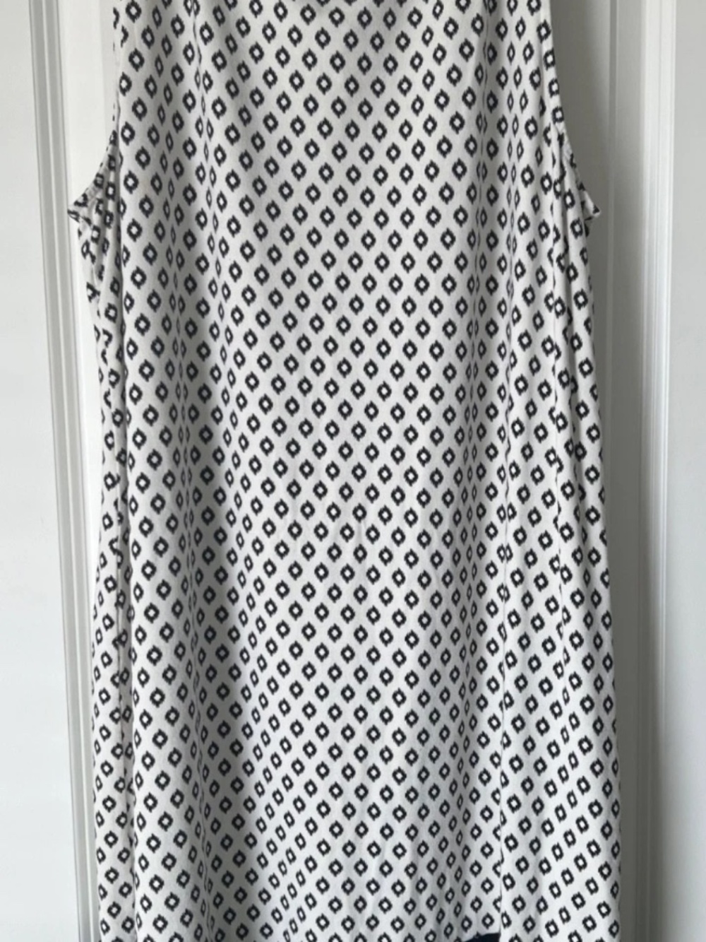 J. Jill Dress Size XL Wearever Collection All Over Print Sleeveless Quiet Luxury